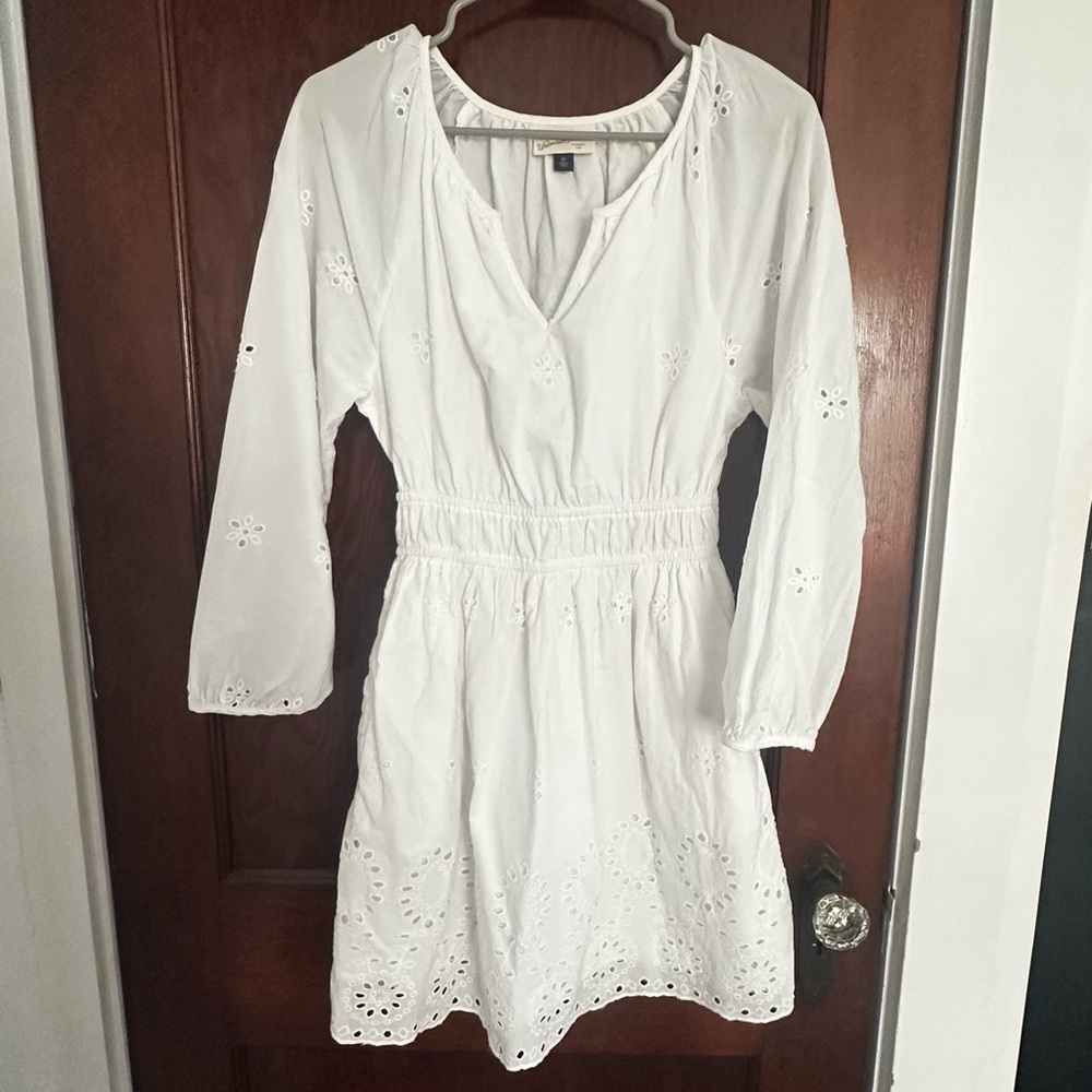 Universal Thread White Eyelet Dress
